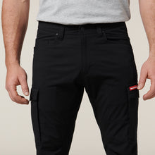 Load image into Gallery viewer, Hard Yakka Men&#39;s 3056 Cargo Pants with Cuff - Black - Pants
