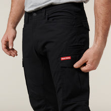 Load image into Gallery viewer, Hard Yakka Men&#39;s 3056 Cargo Pants with Cuff - Black - Pants
