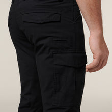 Load image into Gallery viewer, Hard Yakka Men&#39;s 3056 Cargo Pants with Cuff - Black - Pants
