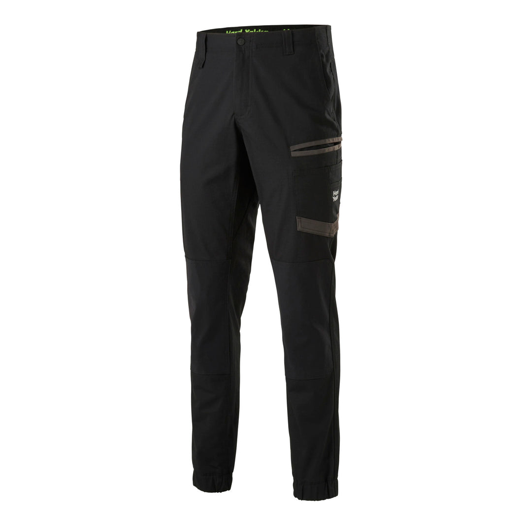 Hard Yakka Men's Raptor Cuff Pant - Black - Pants