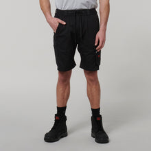 Load image into Gallery viewer, Hard Yakka Men&#39;s Toughmaxx Mid Short - BLACK - Shorts
