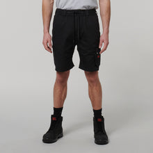 Load image into Gallery viewer, Hard Yakka Men&#39;s Toughmaxx Mid Short - BLACK - Shorts
