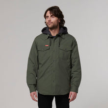 Load image into Gallery viewer, Hard Yakka Men&#39;s Quilted Shacket - Military Green - Jacket
