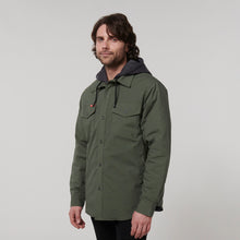 Load image into Gallery viewer, Hard Yakka Men&#39;s Quilted Shacket - Military Green - Jacket
