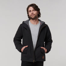 Load image into Gallery viewer, Hard Yakka Men&#39;s Heritage Canvas Hooded Jacket - Black - Jacket
