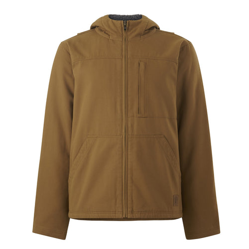 Hard Yakka Men's Heritage Canvas Hooded Jacket - Dark tan - Jacket