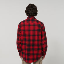 Load image into Gallery viewer, Hard Yakka men&#39;s Long Sleeve Check Flannie - RED CHECK - Shirts
