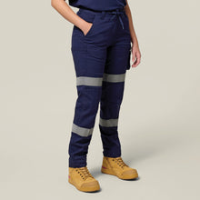 Load image into Gallery viewer, Hard Yakka Women&#39;s Toughmaxx Taped Pants - NAVY - 
