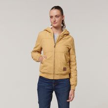 Load image into Gallery viewer, Hard Yakka Women&#39;s Bomber Jacket - Honey - Jacket
