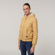 Load image into Gallery viewer, Hard Yakka Women&#39;s Bomber Jacket - Honey - Jacket
