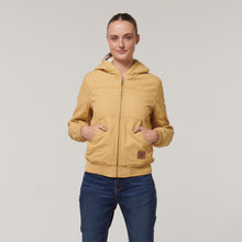 Load image into Gallery viewer, Hard Yakka Women&#39;s Bomber Jacket - Honey - Jacket
