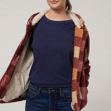 Load image into Gallery viewer, Hard Yakka Women&#39;s Check Zoodie - Autumn check - Jacket
