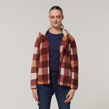 Load image into Gallery viewer, Hard Yakka Women&#39;s Check Zoodie - Autumn check - Jacket
