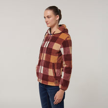 Load image into Gallery viewer, Hard Yakka Women&#39;s Check Zoodie - Autumn check - Jacket
