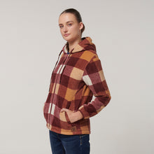 Load image into Gallery viewer, Hard Yakka Women&#39;s Check Zoodie - Autumn check - Jacket
