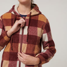 Load image into Gallery viewer, Hard Yakka Women&#39;s Check Zoodie - Autumn check - Jacket
