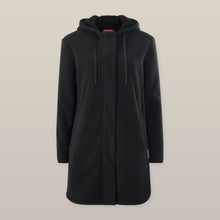 Load image into Gallery viewer, Hard Yakka Women&#39;s Longline Zoodie - Black - Jacket
