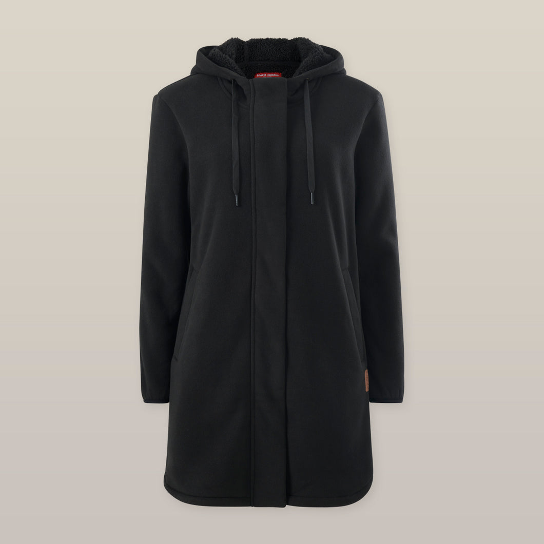 Hard Yakka Women's Longline Zoodie - Black - Jacket