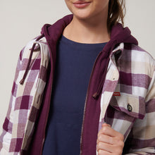 Load image into Gallery viewer, Hard Yakka Women&#39;s Quilted Shacket - Potent Purple - Jacket
