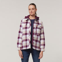 Load image into Gallery viewer, Hard Yakka Women&#39;s Quilted Shacket - Potent Purple - Jacket
