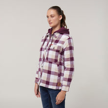 Load image into Gallery viewer, Hard Yakka Women&#39;s Quilted Shacket - Potent Purple - Jacket
