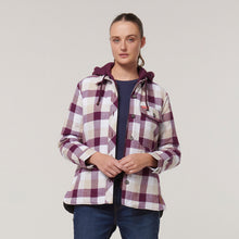 Load image into Gallery viewer, Hard Yakka Women&#39;s Quilted Shacket - Potent Purple - Jacket
