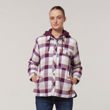 Load image into Gallery viewer, Hard Yakka Women&#39;s Quilted Shacket - Potent Purple - Jacket
