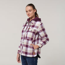 Load image into Gallery viewer, Hard Yakka Women&#39;s Quilted Shacket - Potent Purple - Jacket
