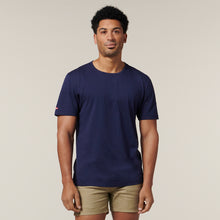 Load image into Gallery viewer, Hard Yakka Men&#39;s Foundations Crew Neck T-Shirt - Navy - Tees
