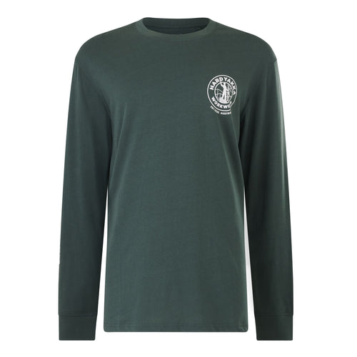 Hard Yakka Men's Core Heritage Icon Long Sleeve Tee - Gardeners Green - 