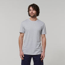 Load image into Gallery viewer, Hard Yakka Men&#39;s Core Short Sleeve Tee - GREY MARLE - Tees
