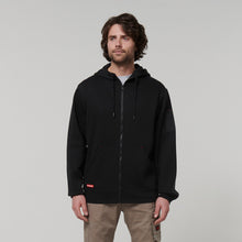 Load image into Gallery viewer, Hard Yakka Men&#39;s Core Fleece Zip Hoodie - Black - Hoodies/Jumpers
