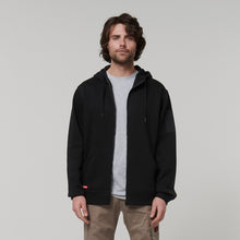 Load image into Gallery viewer, Hard Yakka Men&#39;s Core Fleece Zip Hoodie - Black - Hoodies/Jumpers
