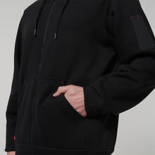 Load image into Gallery viewer, Hard Yakka Men&#39;s Core Fleece Zip Hoodie - Black - Hoodies/Jumpers
