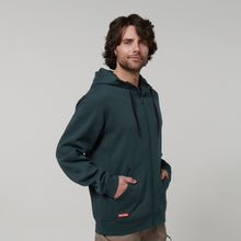 Load image into Gallery viewer, Hard Yakka Men&#39;s Core Fleece Zip Hoodie - Gardeners Green - Hoodies/Jumpers
