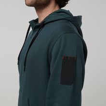 Load image into Gallery viewer, Hard Yakka Men&#39;s Core Fleece Zip Hoodie - Gardeners Green - Hoodies/Jumpers
