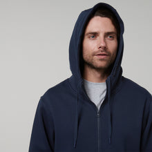 Load image into Gallery viewer, Hard Yakka Men&#39;s Core Fleece Zip Hoodie - Navy - Hoodies/Jumpers
