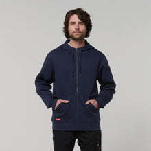 Load image into Gallery viewer, Hard Yakka Men&#39;s Core Fleece Zip Hoodie - Navy - Hoodies/Jumpers
