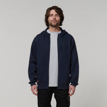 Load image into Gallery viewer, Hard Yakka Men&#39;s Core Fleece Zip Hoodie - Navy - Hoodies/Jumpers
