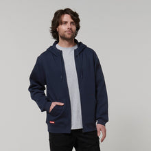 Load image into Gallery viewer, Hard Yakka Men&#39;s Core Fleece Zip Hoodie - Navy - Hoodies/Jumpers
