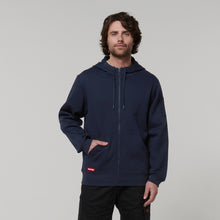 Load image into Gallery viewer, Hard Yakka Men&#39;s Core Fleece Zip Hoodie - Navy - Hoodies/Jumpers
