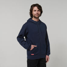 Load image into Gallery viewer, Hard Yakka Men&#39;s Core Fleece Zip Hoodie - Navy - Hoodies/Jumpers
