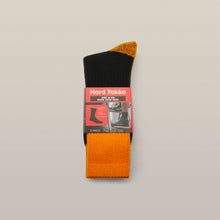 Load image into Gallery viewer, Hard Yakka Unisex Hi Vis Crew Socks 3Pk - ORANGE - 
