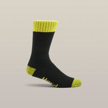 Load image into Gallery viewer, Hard Yakka Unisex Hi Vis Crew Socks 3Pk - YELLOW - 
