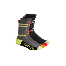 Load image into Gallery viewer, Hard Yakka Men&#39;s Cotton Crew Work Sock 5 Pack - Multi-Coloured - Socks
