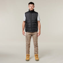 Load image into Gallery viewer, Hard Yakka Men&#39;s Puffa 2.0 Vest - Black - Vests
