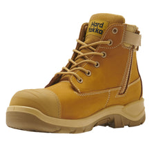 Load image into Gallery viewer, Hard Yakka Men&#39;s Toughmaxx 6Z Zip-Sided Safety Boot - Wheat - Safety Footwear
