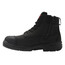 Load image into Gallery viewer, Hard Yakka Men&#39;s Toughmaxx 6Z Zip-Sided Safety Boot - Black - Safety Footwear
