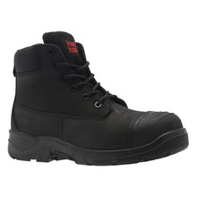 Load image into Gallery viewer, Hard Yakka Men&#39;s Toughmaxx 6Z Zip-Sided Safety Boot - Black - Safety Footwear
