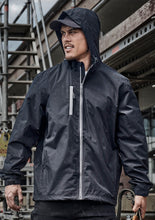 Load image into Gallery viewer, Syzmik Unisex Superlight Packable Rain Jacket - Black
